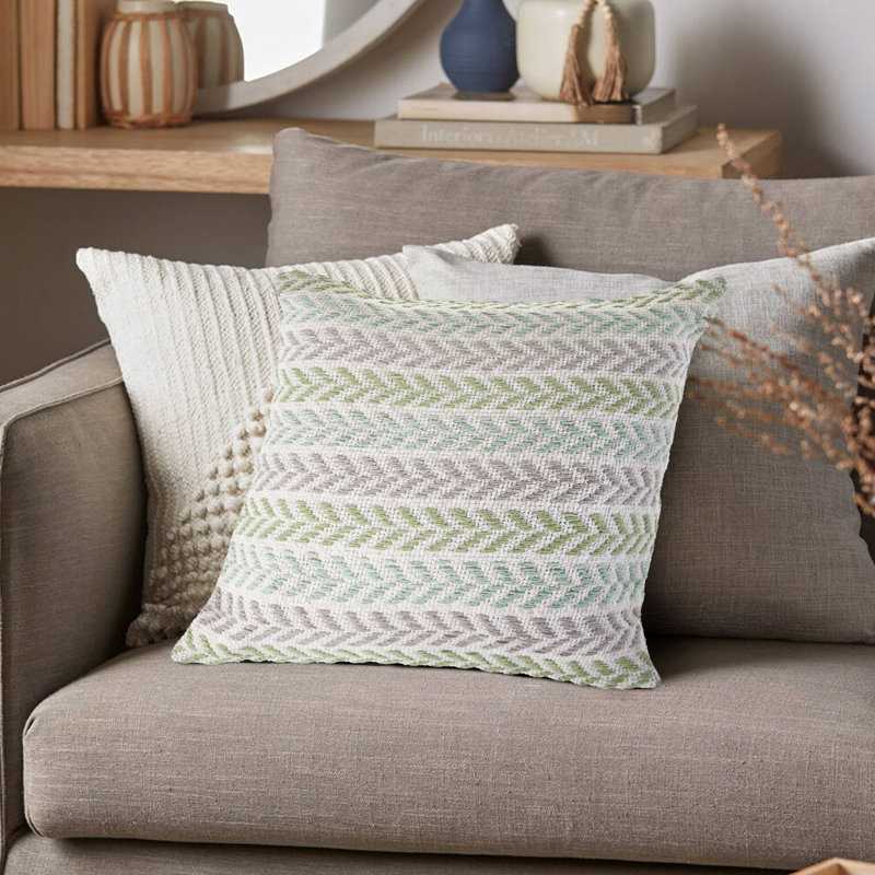 Andover Mills™ Mcpherson Chevron Cotton Throw Pillow & Reviews Wayfair